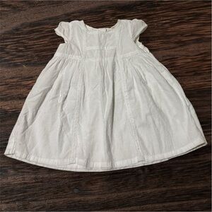 White Short Sleeve Dress